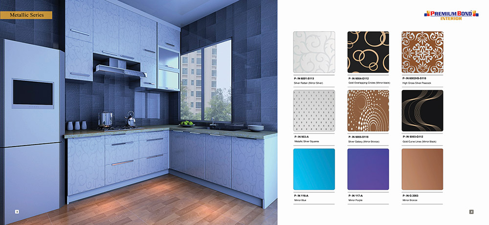 ورق کامپوزیت پرمیوم باند نمای داخلی