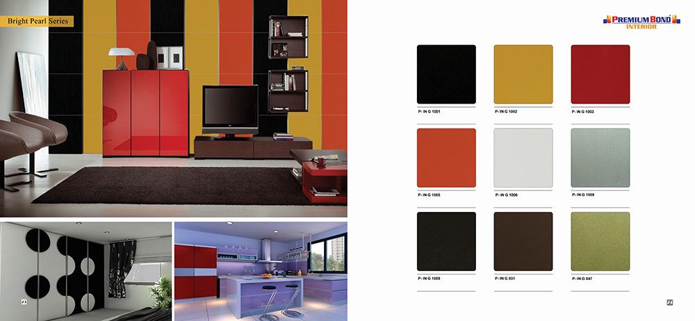 ورق کامپوزیت پرمیوم باند نمای داخلی