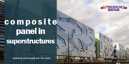 Use of composite sheets in superstructures