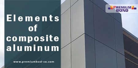 Elements of composite aluminum sheets