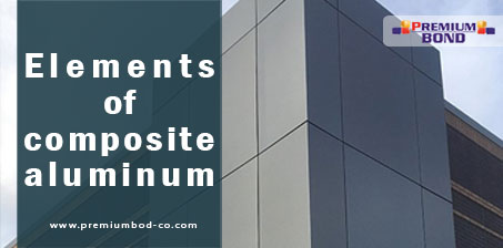 Elements of composite aluminum sheets