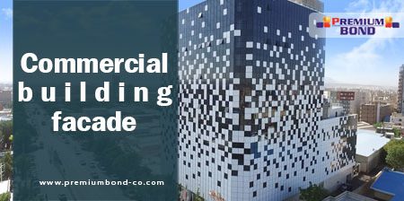 Commercial building facade