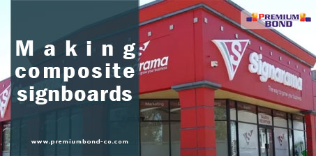 Making composite signboards