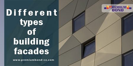 Different types of building facades