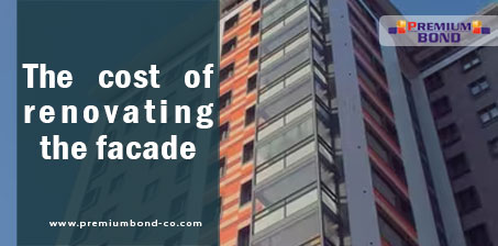 The cost of renovating the facade