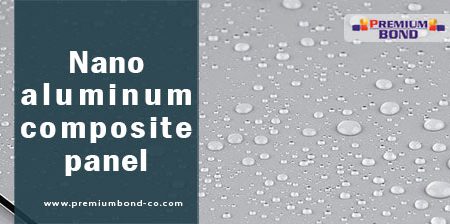 Aluminum composite panel with NANO coating