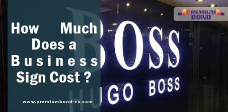 The price of the shop sign