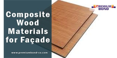 Composite facade with composite sheet wood design
