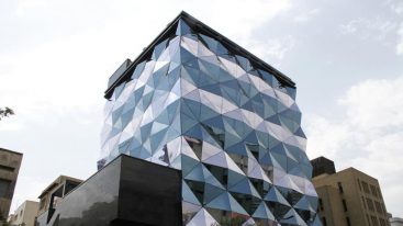 نمای کامپوزیت پروژه تهران