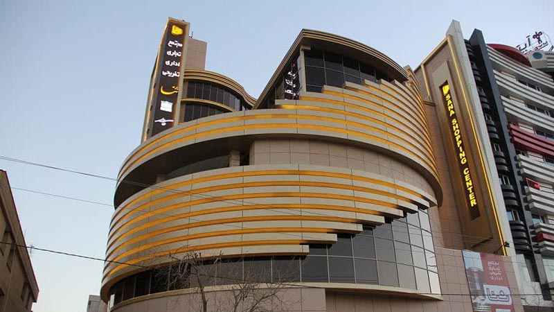 نمای کامپوزیت مجتمع تجاری ثنا