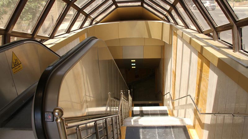 نمای کامپوزیت پروژه ایستگاه مترو شیراز