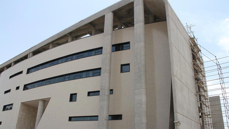 نمای کامپوزیت پروژه تالار شهر مشهد