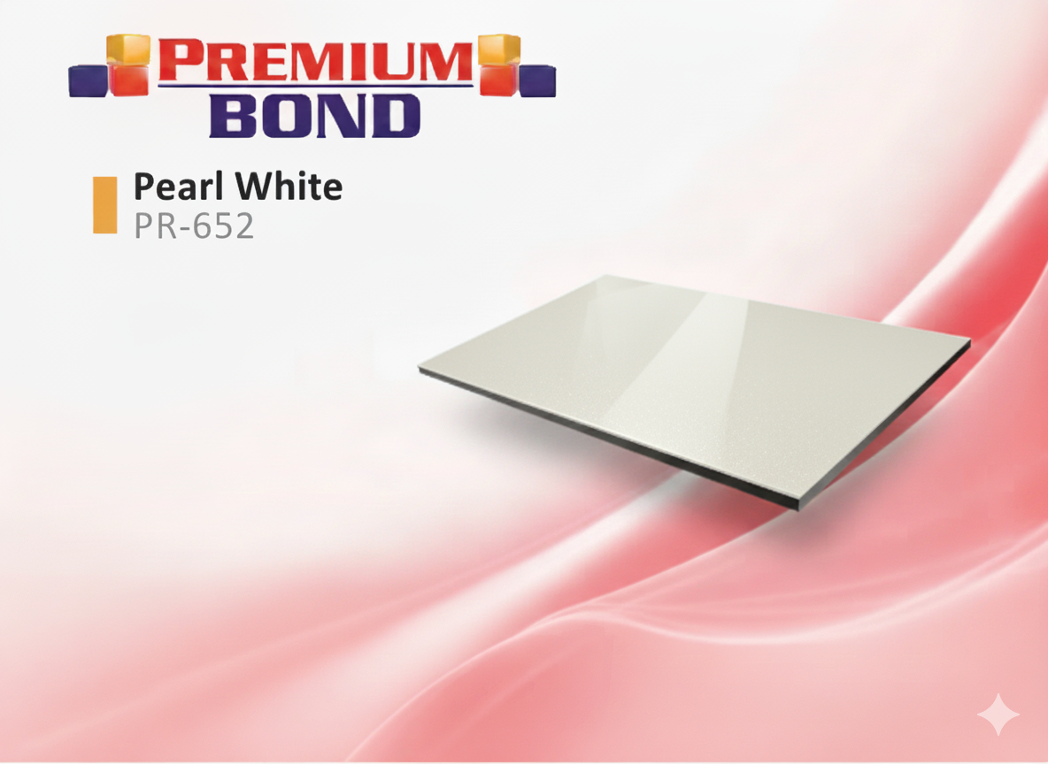 PR652-composite-panel ورق کامپوزیت سفید براق کد 652