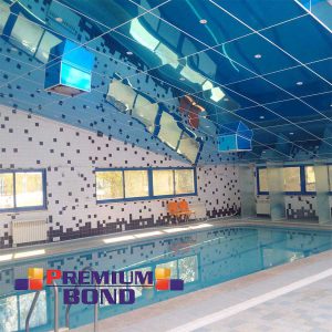 سقف استخر پروژه مسکونی شیراز