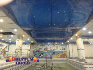 سقف استخر پروژه مسکونی شیراز