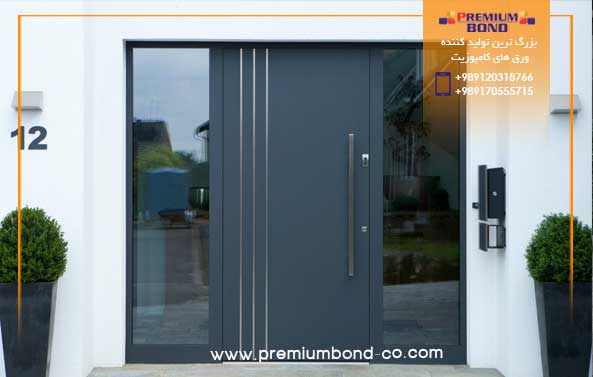 درب پارکینگ با کامپوزیت